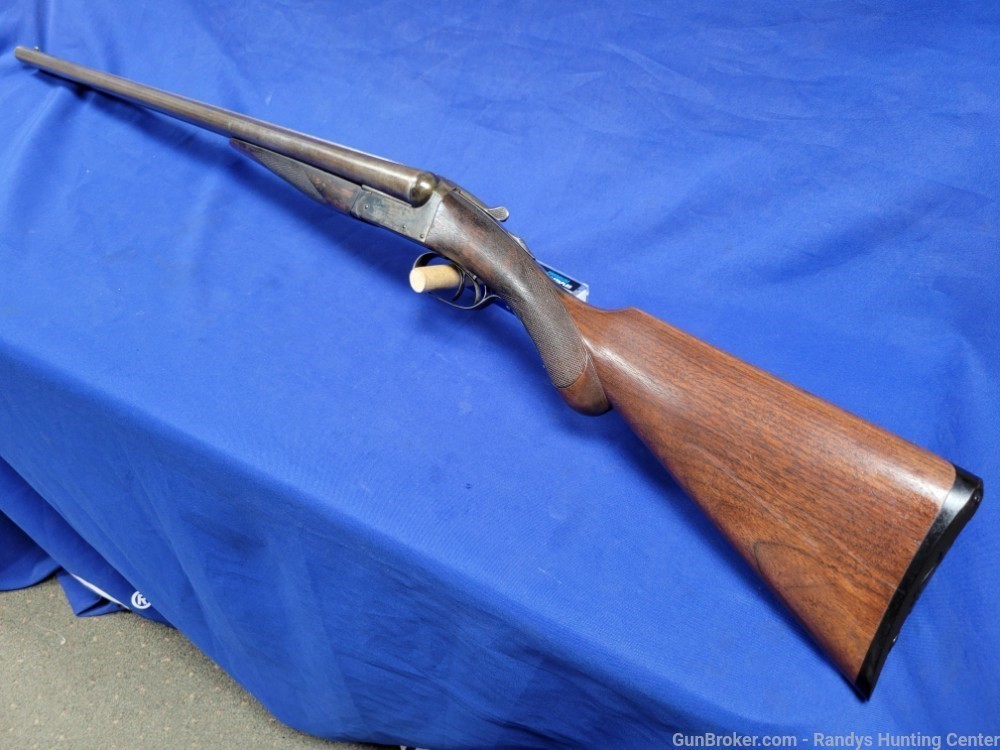 Remington Model 1900 SxS Hammerless 12 ga. Shotgun 30" Demascus Barrels-img-1