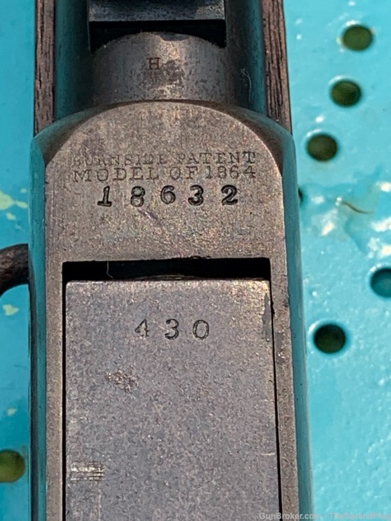 ORIGINAL Burnside Carbine American Civil War NSSA or Reenactment -img-7