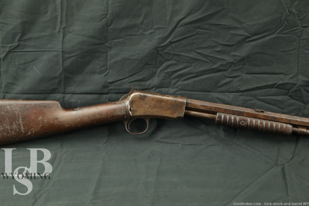 Winchester 2nd Model 1890 Takedown .22 Short Pump Action Rifle, 1901 C&R-img-0