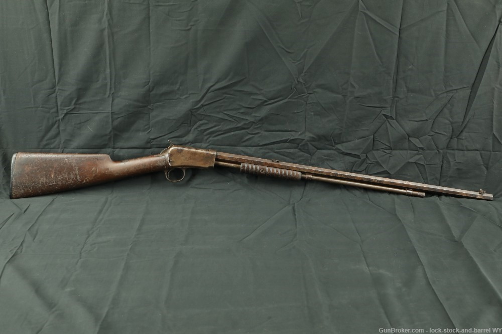 Winchester 2nd Model 1890 Takedown .22 Short Pump Action Rifle, 1901 C&R-img-2