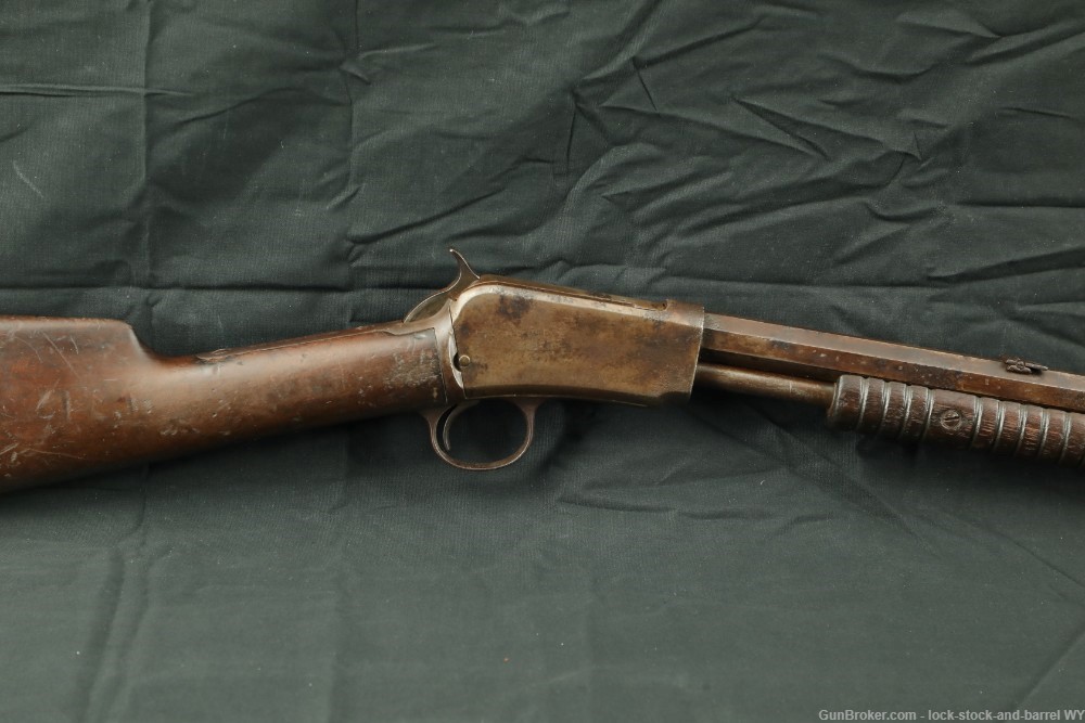 Winchester 2nd Model 1890 Takedown .22 Short Pump Action Rifle, 1901 C&R-img-4