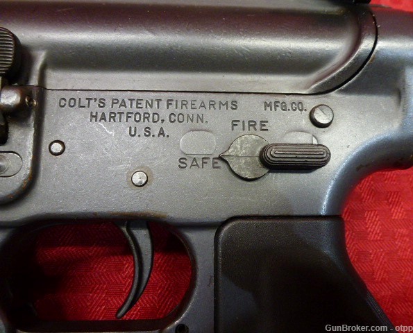 Colt Pre Ban 1976 SP1 AR15 .223 Semi Auto Rifle One Mag-img-3