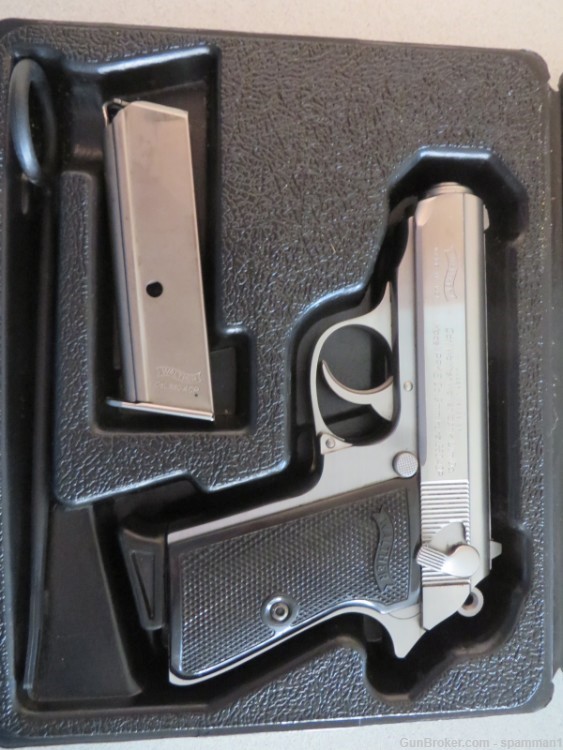 WALTHER PPK/S 9MM KURZ/380 CAL STAINLESS-img-2