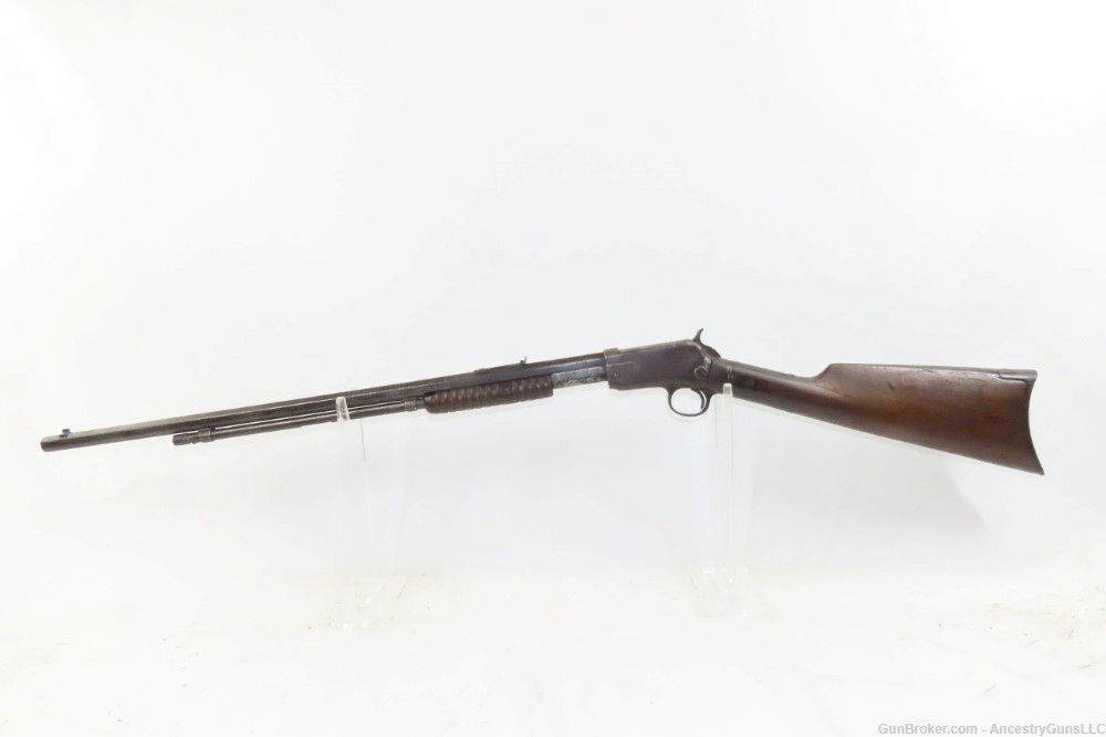 1902 mfg. WINCHESTER M1890 Slide Action .22 WRF Easy TAKEDOWN Rifle PLINKER-img-1