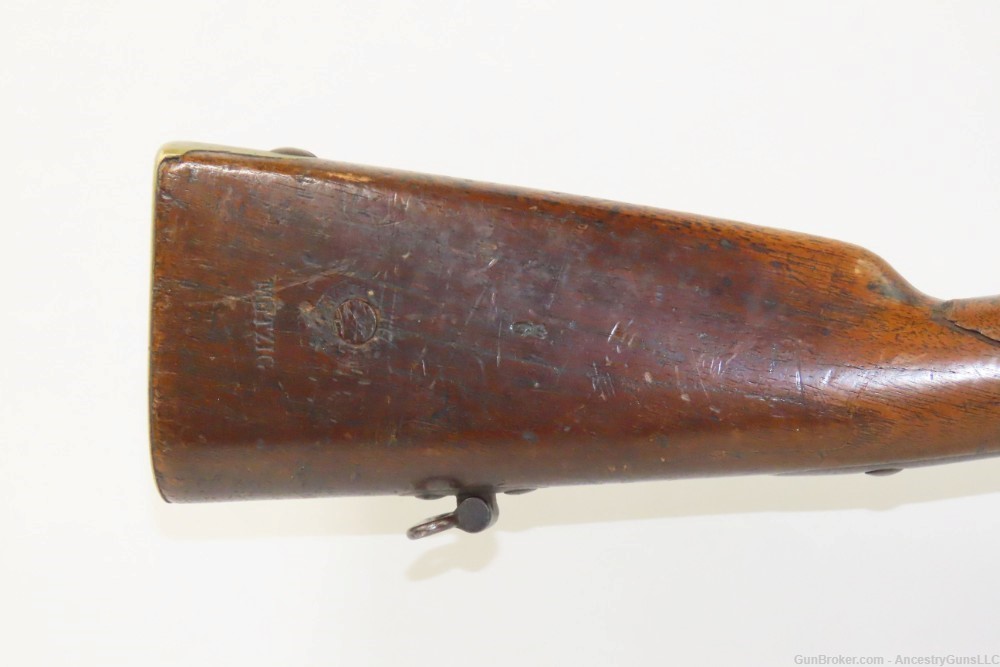 CIVIL WAR Antique FRENCH St. Etienne M1822 Perc. Conversion CAVALRY Carbine-img-2