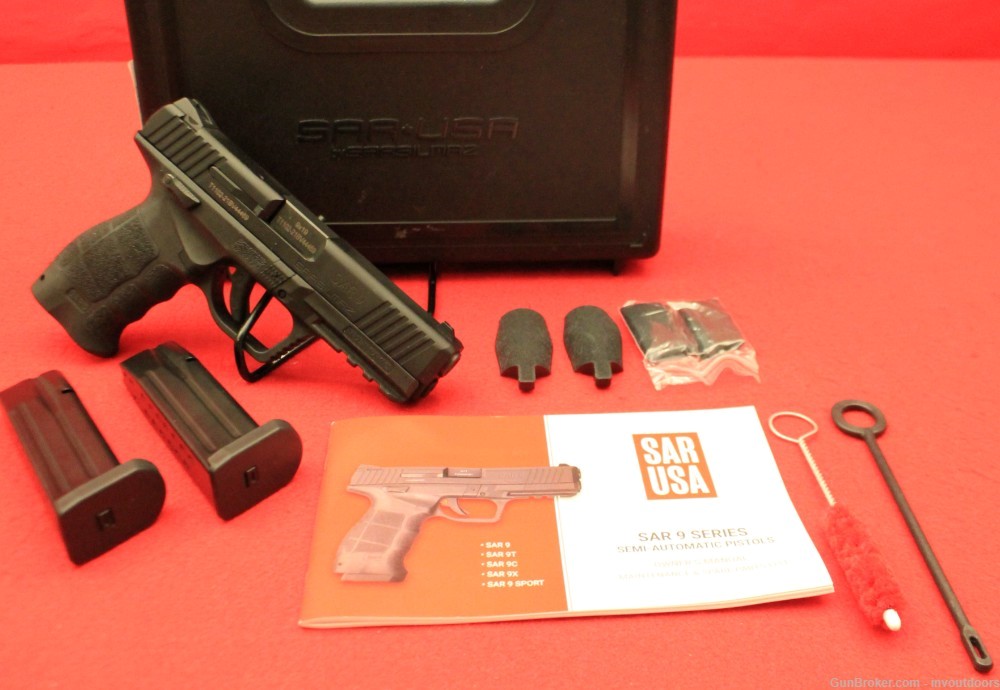 SAR Arms SAR 9 Semi-auto 9mm 4.5"-barrel pistol.-img-0