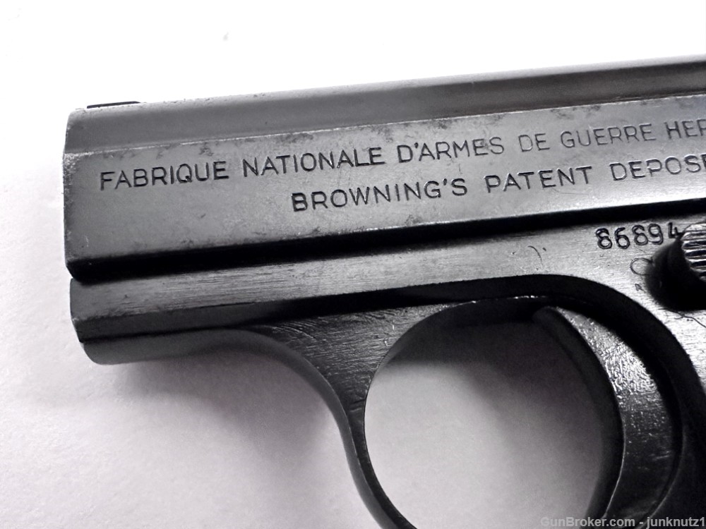 Browning FN BABY 6.35 / .25ACP Made in 1955 Scarce European Model Boxed-img-7