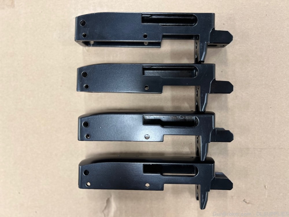 RUGER 10/22 OEM RECEIVER MATTE BLUED FINISH (4) STRIPPED LOWERS .22 CALIBER-img-2