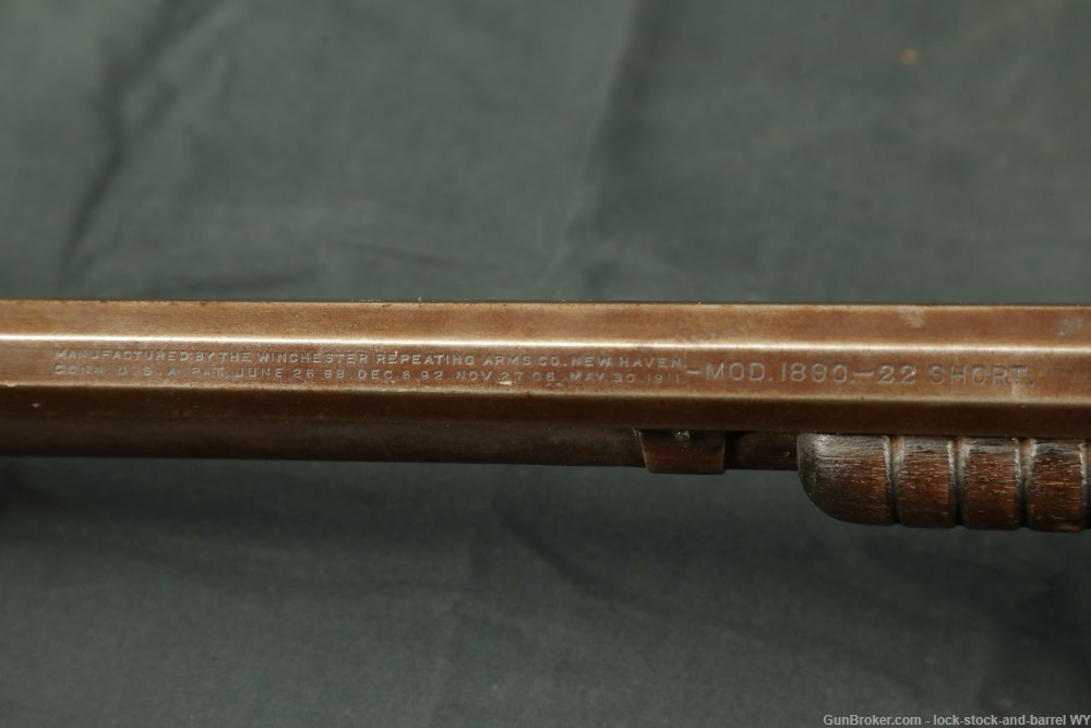 Winchester 3rd Model 1890 Takedown .22 Short Pump Action Rifle, 1919 C&R-img-28