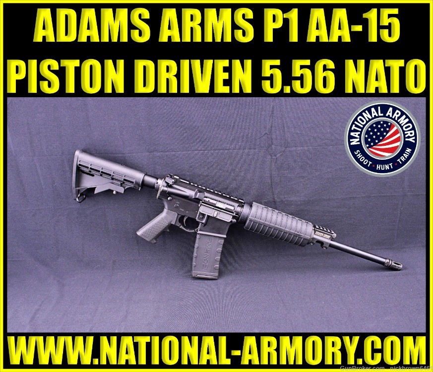 *NIB* ADAMS ARMS P1 AA-15 5.56 NATO 16" PISTON DRIVEN AR15 AR 15 B5 SPIKES-img-0