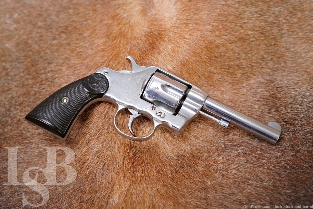 Colt Model New Army .41 Short Long LC DA Double Action Revolver, 1904 C&R-img-0