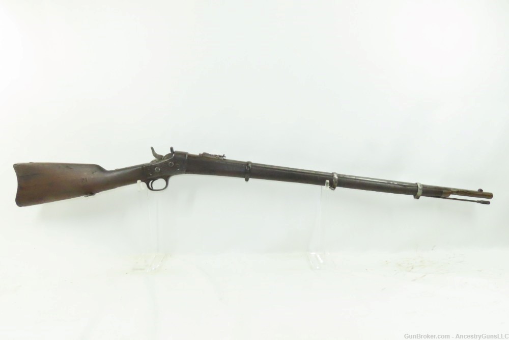 Antique REMINGTON Rolling Block M1868 .43 EGYPTIAN No. 1 MILITARY Rifle    -img-16