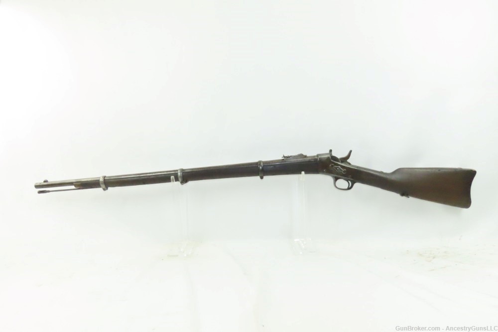 Antique REMINGTON Rolling Block M1868 .43 EGYPTIAN No. 1 MILITARY Rifle    -img-1
