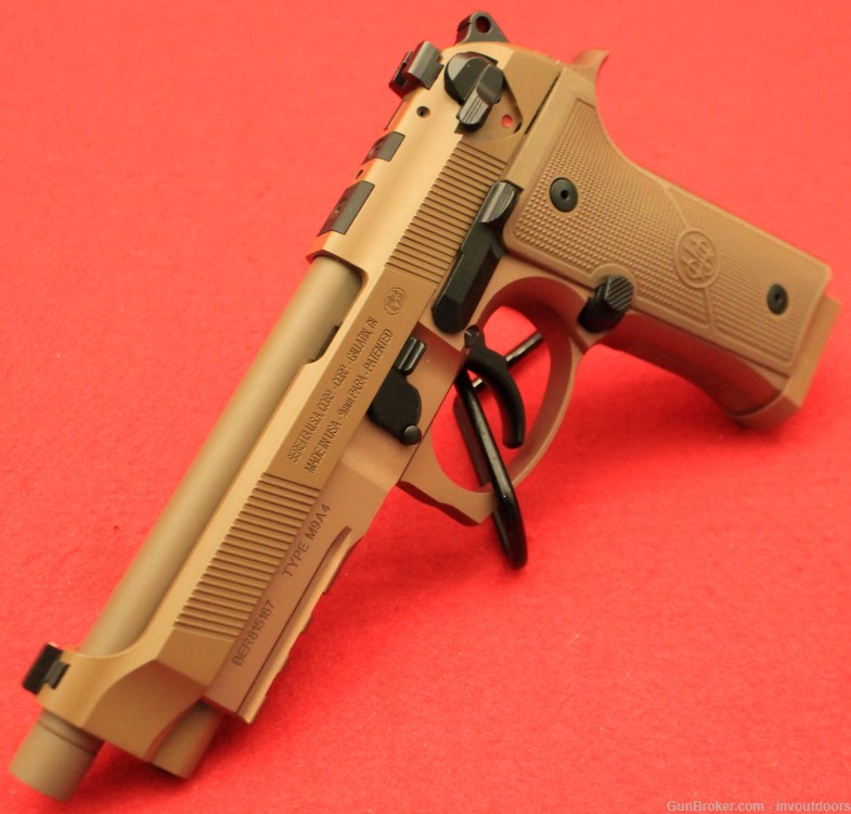 Beretta Model M9A4 semi-auto SA/DA 5.1"-barrel 9mm pistol. -img-5