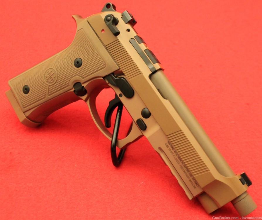 Beretta Model M9A4 semi-auto SA/DA 5.1"-barrel 9mm pistol. -img-3