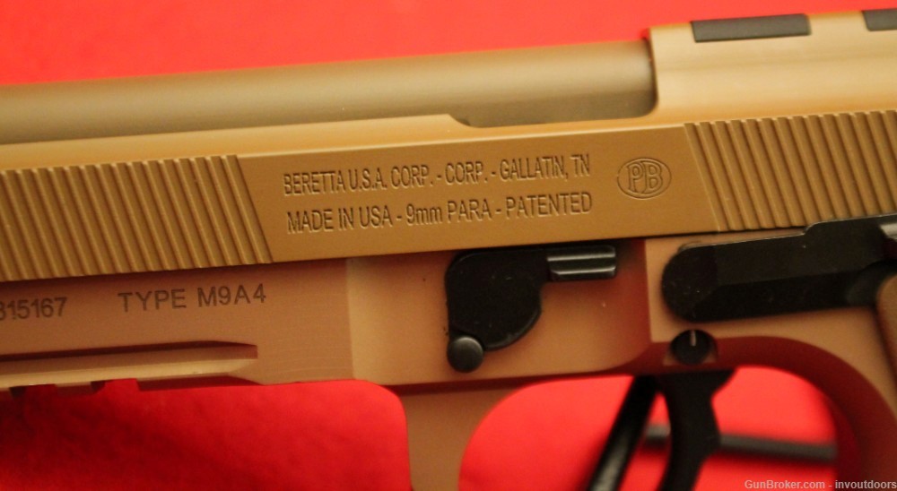 Beretta Model M9A4 semi-auto SA/DA 5.1"-barrel 9mm pistol. -img-17
