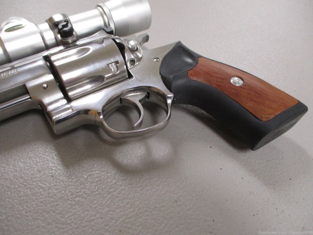 Ruger Super Redhawk .44 Magnum - 7.5" bbl - Weaver Classic H2 2x28mm scope-img-8
