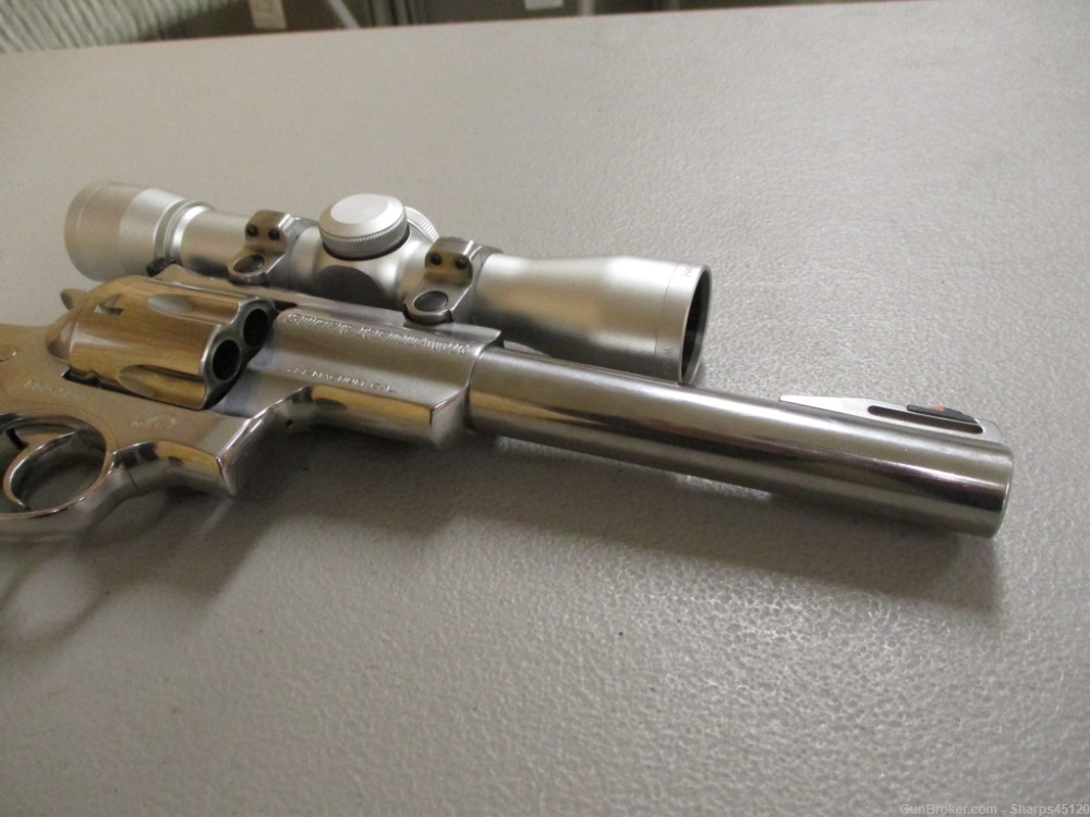 Ruger Super Redhawk .44 Magnum - 7.5" bbl - Weaver Classic H2 2x28mm scope-img-12