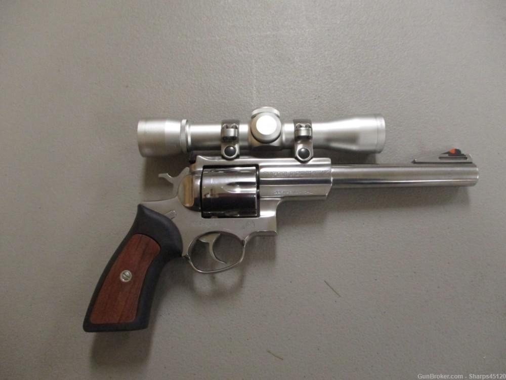 Ruger Super Redhawk .44 Magnum - 7.5" bbl - Weaver Classic H2 2x28mm scope-img-1