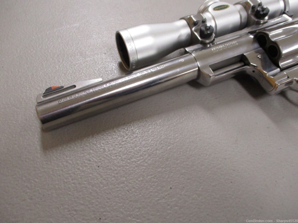Ruger Super Redhawk .44 Magnum - 7.5" bbl - Weaver Classic H2 2x28mm scope-img-7