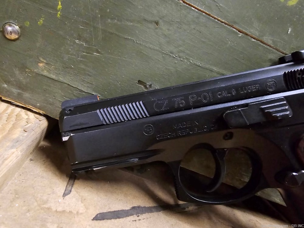 CZ 75 P-01 with NSN number Wood grips-img-3