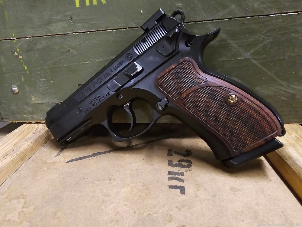 CZ 75 P-01 with NSN number Wood grips-img-2