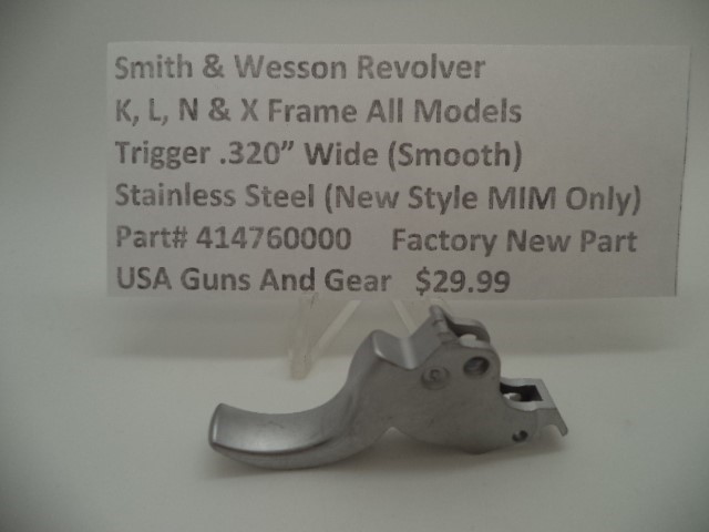 414760000 Smith & Wesson KLNX Frame All Models .320" Trigger-img-1