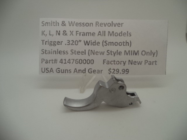 414760000 Smith & Wesson KLNX Frame All Models .320" Trigger-img-0