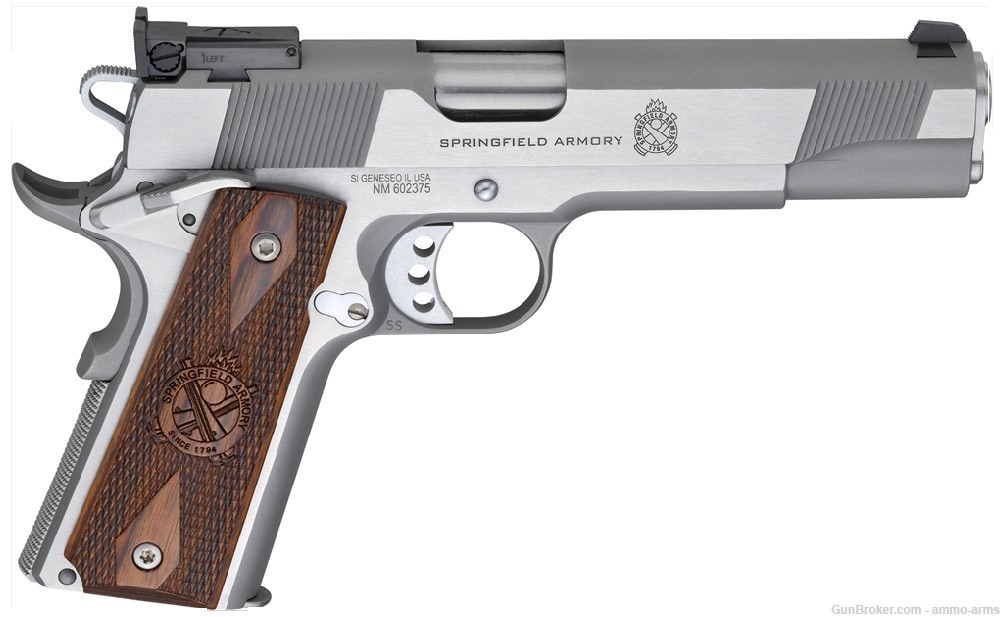 Springfield Armory 1911 Loaded Target CA Approved 9mm 5" Stainless PI9134LC-img-1