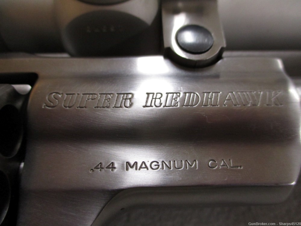 Ruger Super Redhawk .44 Mag - 9.5" bbl - Pentax 2.5-7x scope-img-2