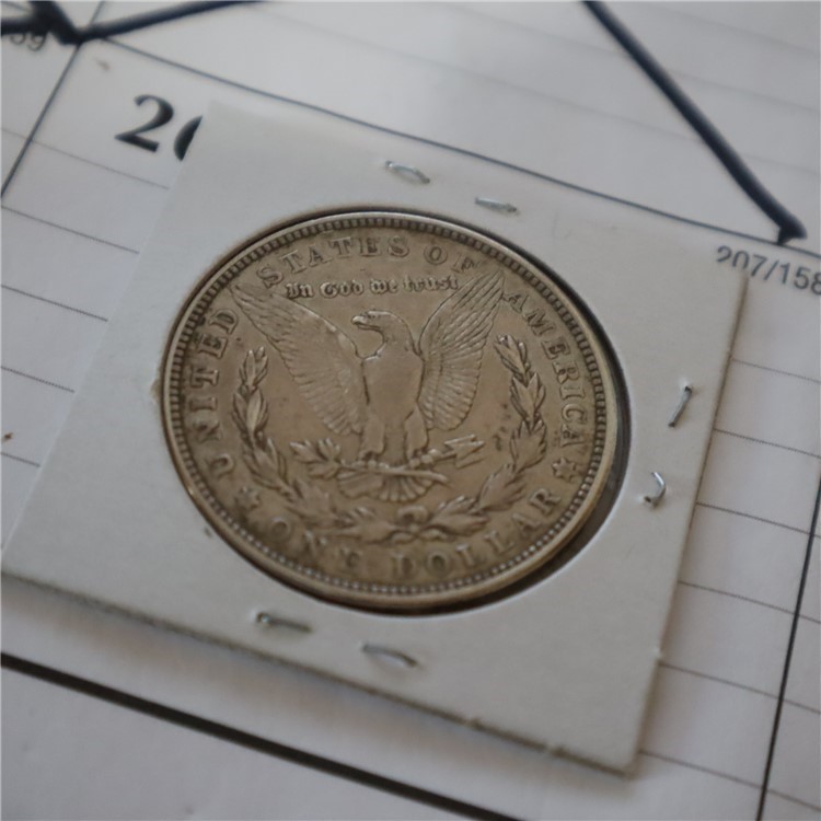 Morgan Silver Dollar, 1921 D, EF-40-img-1