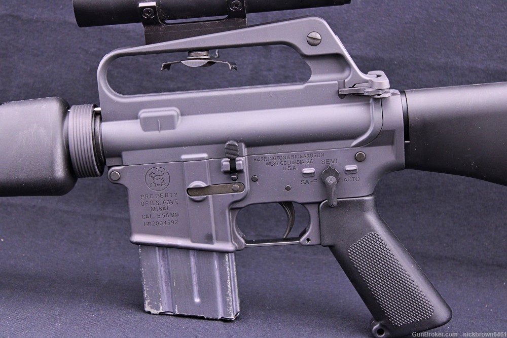 H&R M16A1 20" 5.56 NATO GRAY BLEM CARRY HANDLE RETRO OPTIC AR15 AR-15 AR 15-img-4