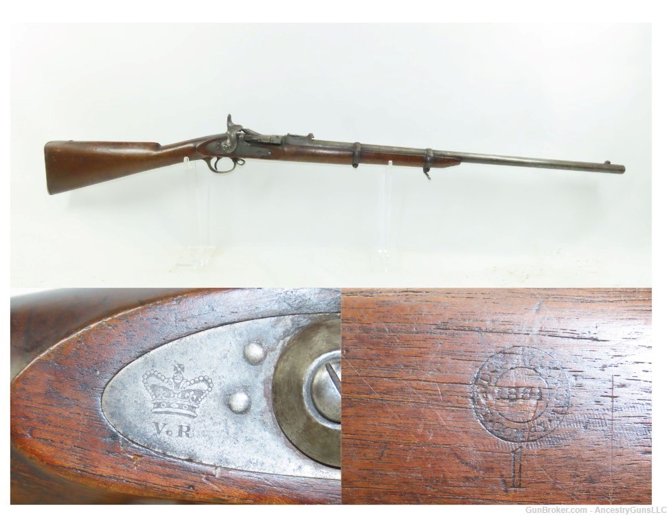 LONDON SMALL ARMS CO. Antique SNIDER-ENFIELD Mk. II* .577 Conversion Rifle-img-0
