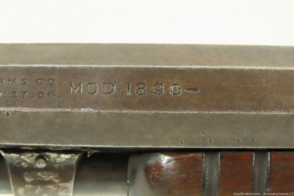 SCARCE 1910 WINCHESTER M1890 Slide Action .22 WRF TAKEDOWN Rifle PLINKER   -img-6