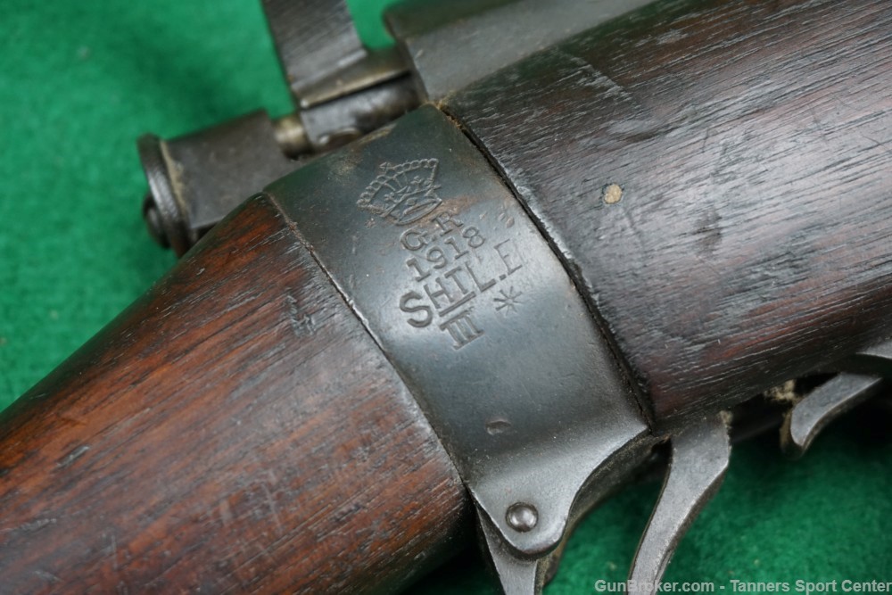 WWI Era 1918 Enfield No.1 Mk.3 SMLE w/ 1907 Bayonet C&R OK 1¢ Start-img-30