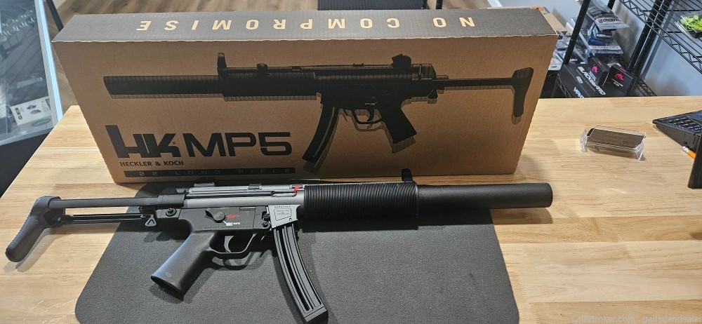 NEW! HK MP5 W/ faux suppressor - 22LR-img-0