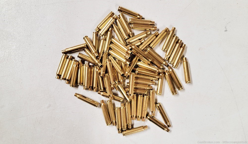 223 Rem/5.56 Brass - Sized - Cleaned - Ready to Trim-img-1