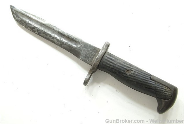 US WWII KUTMASTER UTICA FIGHTING KNIFE w/ SHEATH-img-3
