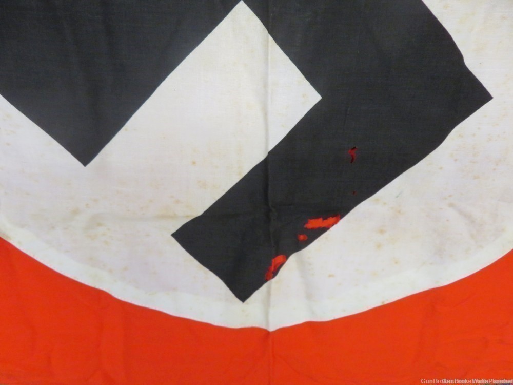 GERMAN WWII VEHICLE IDENTIFICATION FLAG GERMAN WW2 BANNER (PRE-1945) -img-6