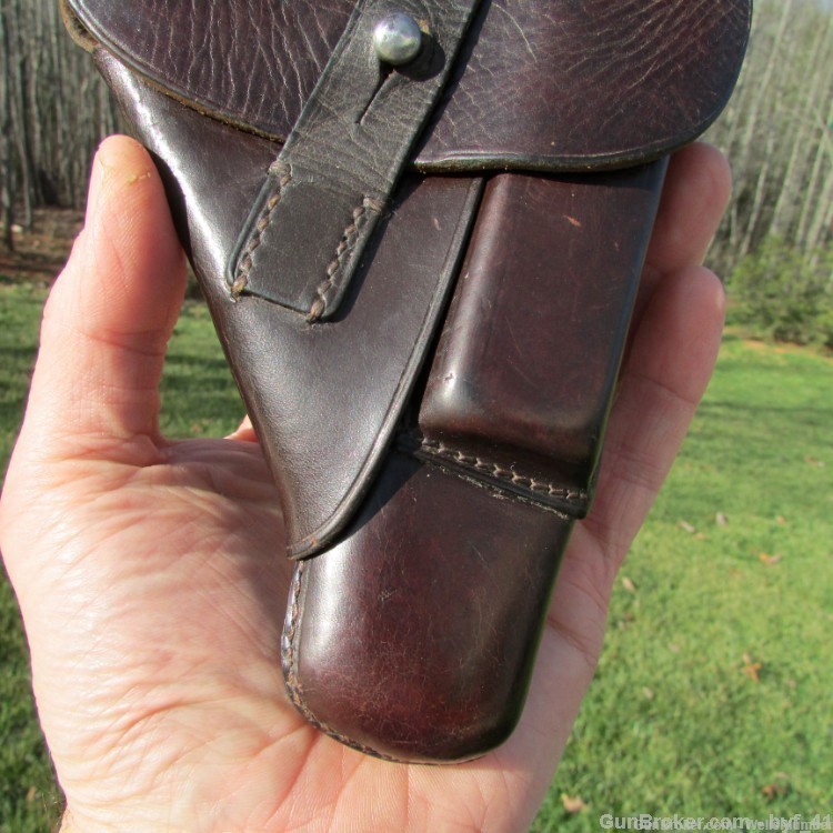 GERMAN WWII MAUSER HSC 7.65mm BROWN HOLSTER DATED 1940 BERLIN (VERY NICE)-img-25