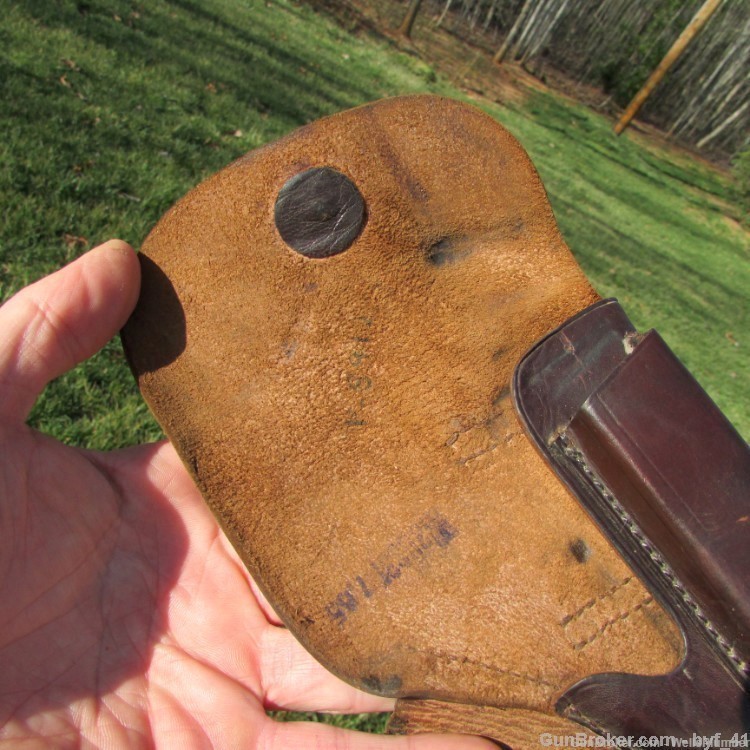 GERMAN WWII MAUSER HSC 7.65mm BROWN HOLSTER DATED 1940 BERLIN (VERY NICE)-img-8