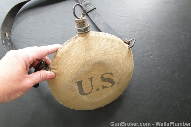 US MODEL 1874 INDIAN WARS CANTEEN WITH SLING-img-2