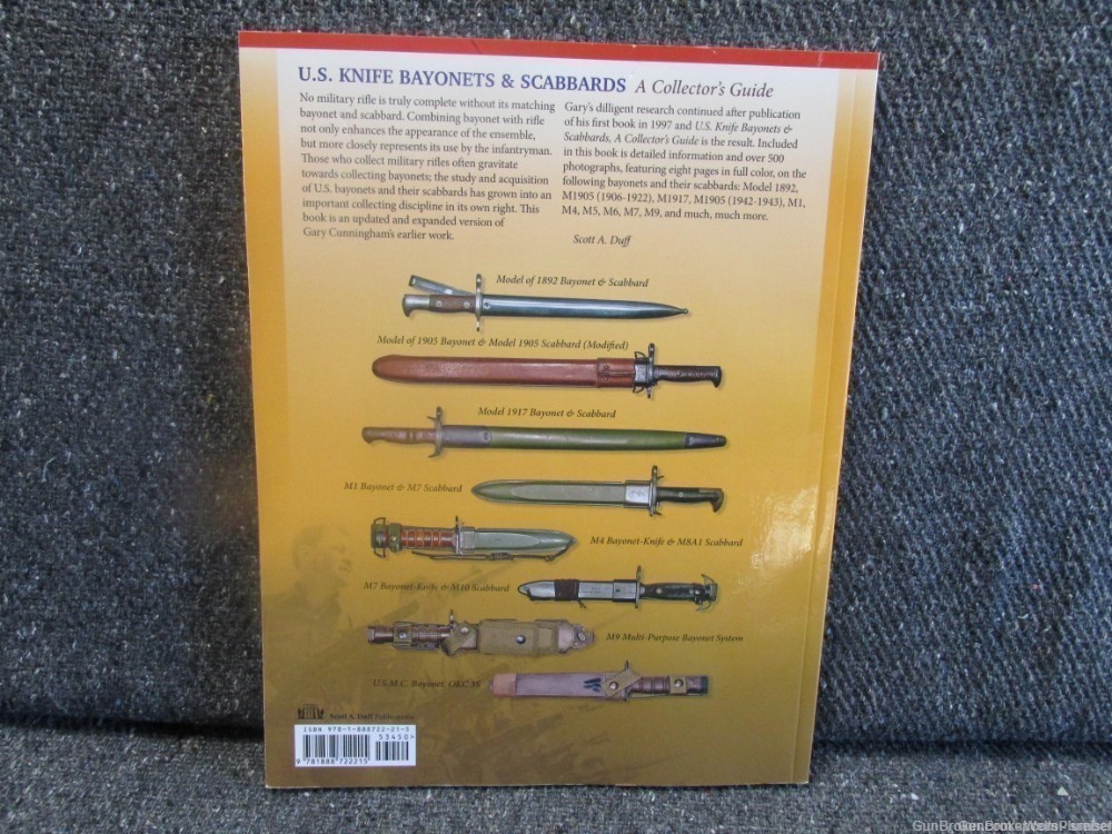 U.S. KNIFE BAYONETS & SCABBARDS A COLLECTOR'S GUIDE REFERENCE BOOK (RARE)-img-1