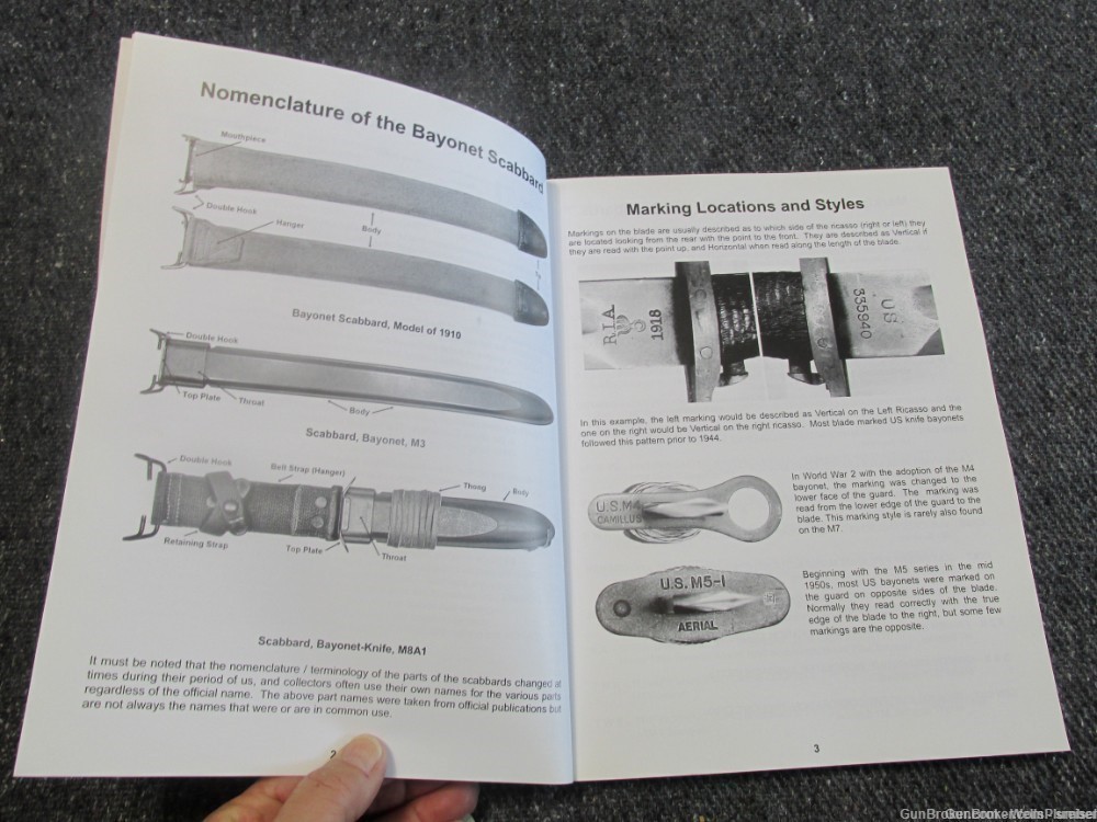U.S. KNIFE BAYONETS & SCABBARDS A COLLECTOR'S GUIDE REFERENCE BOOK (RARE)-img-7