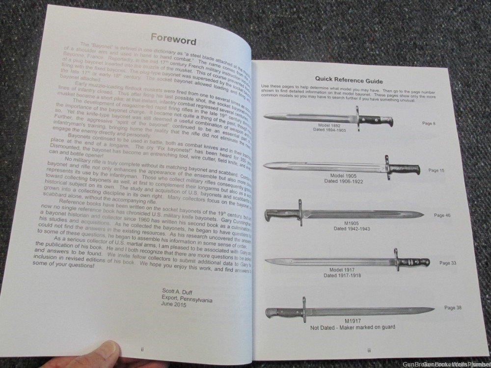 U.S. KNIFE BAYONETS & SCABBARDS A COLLECTOR'S GUIDE REFERENCE BOOK (RARE)-img-4