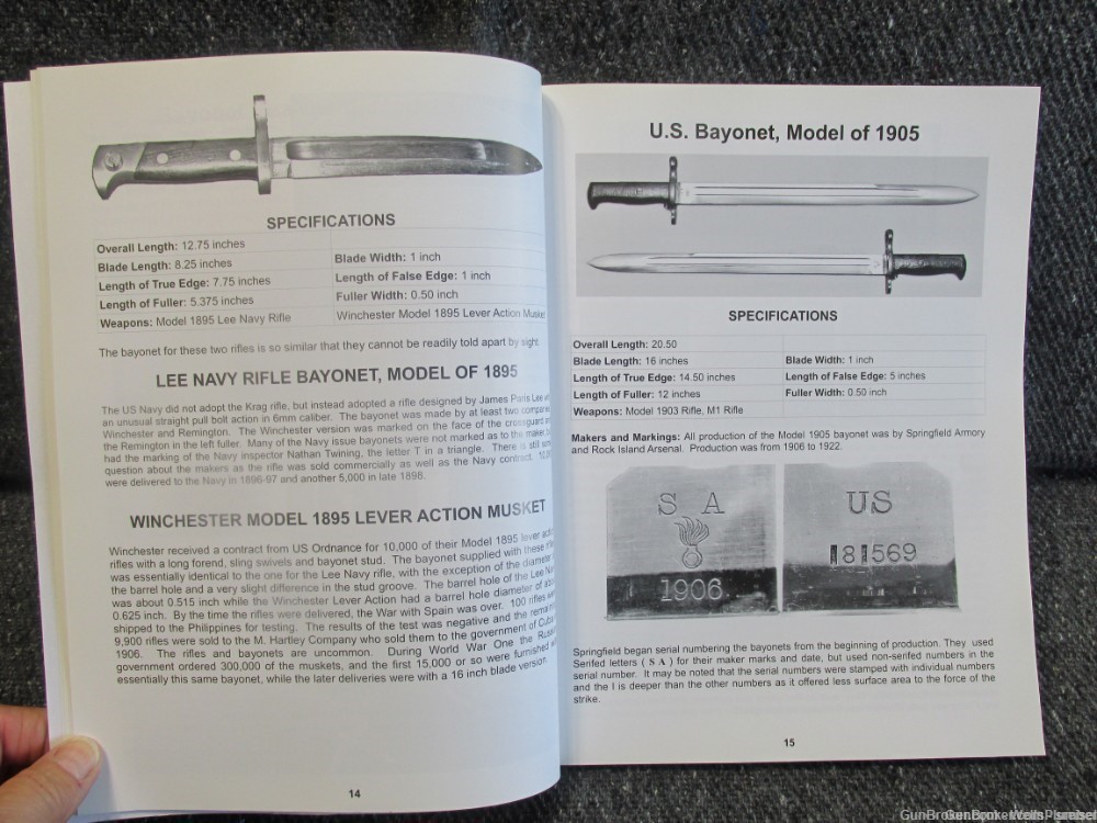U.S. KNIFE BAYONETS & SCABBARDS A COLLECTOR'S GUIDE REFERENCE BOOK (RARE)-img-8