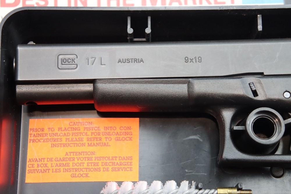 Glock Model G17L GEN1 Pistol G17 LONG SLIDE GEN 1 MAY 1988 9MM 6" Ported-img-2
