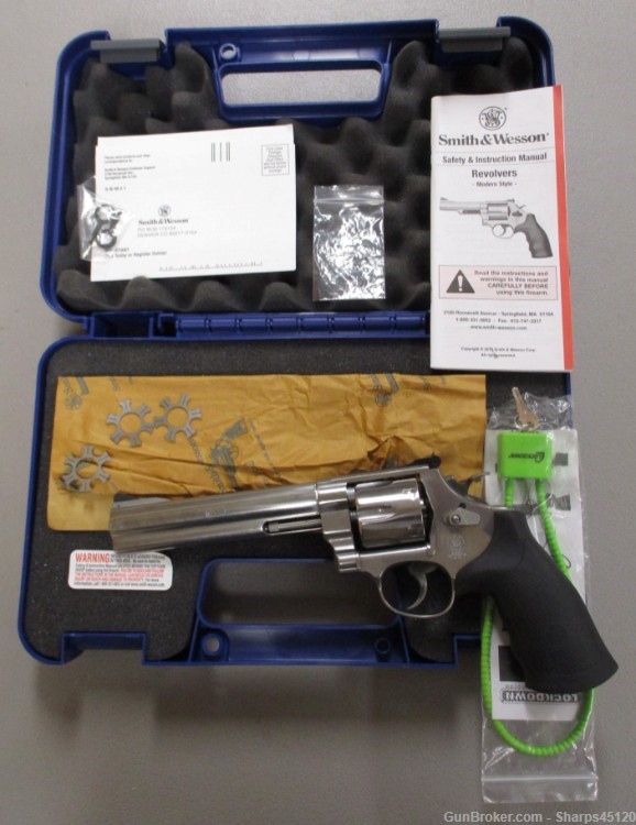 Smith & Wesson Model 610-3 revolver 10mm - like new in box - 6.5" barrel-img-0