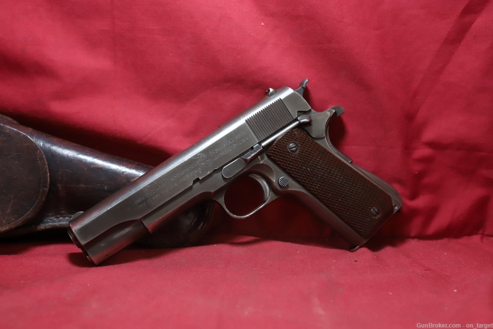 Colt 1911A1 WWII .45 ACP 5" Barrel MFG in 1942 with Holster S/N: 781058-img-1