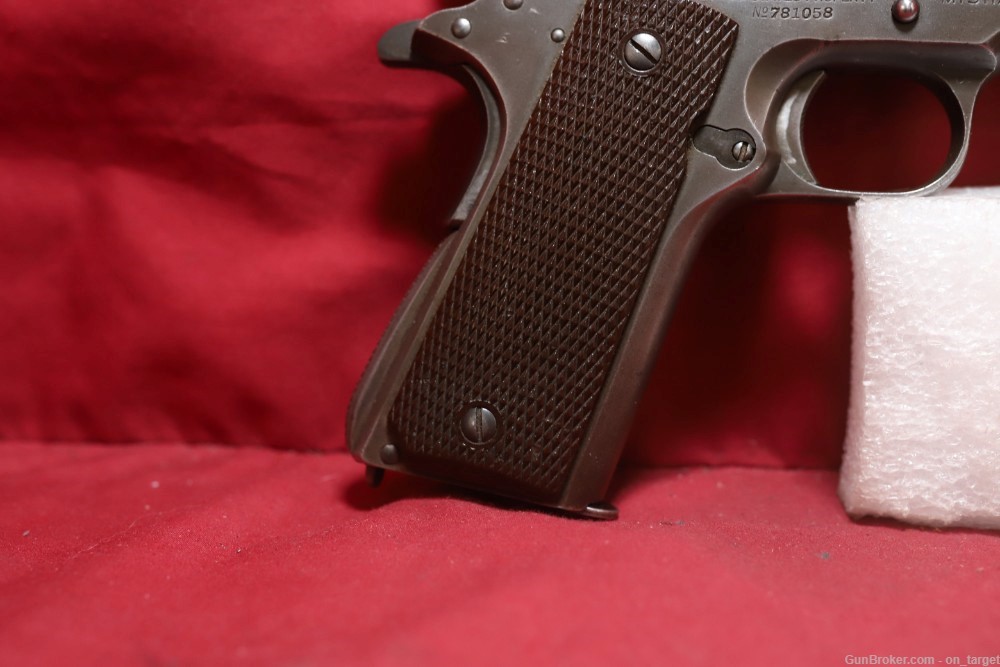 Colt 1911A1 WWII .45 ACP 5" Barrel MFG in 1942 with Holster S/N: 781058-img-16